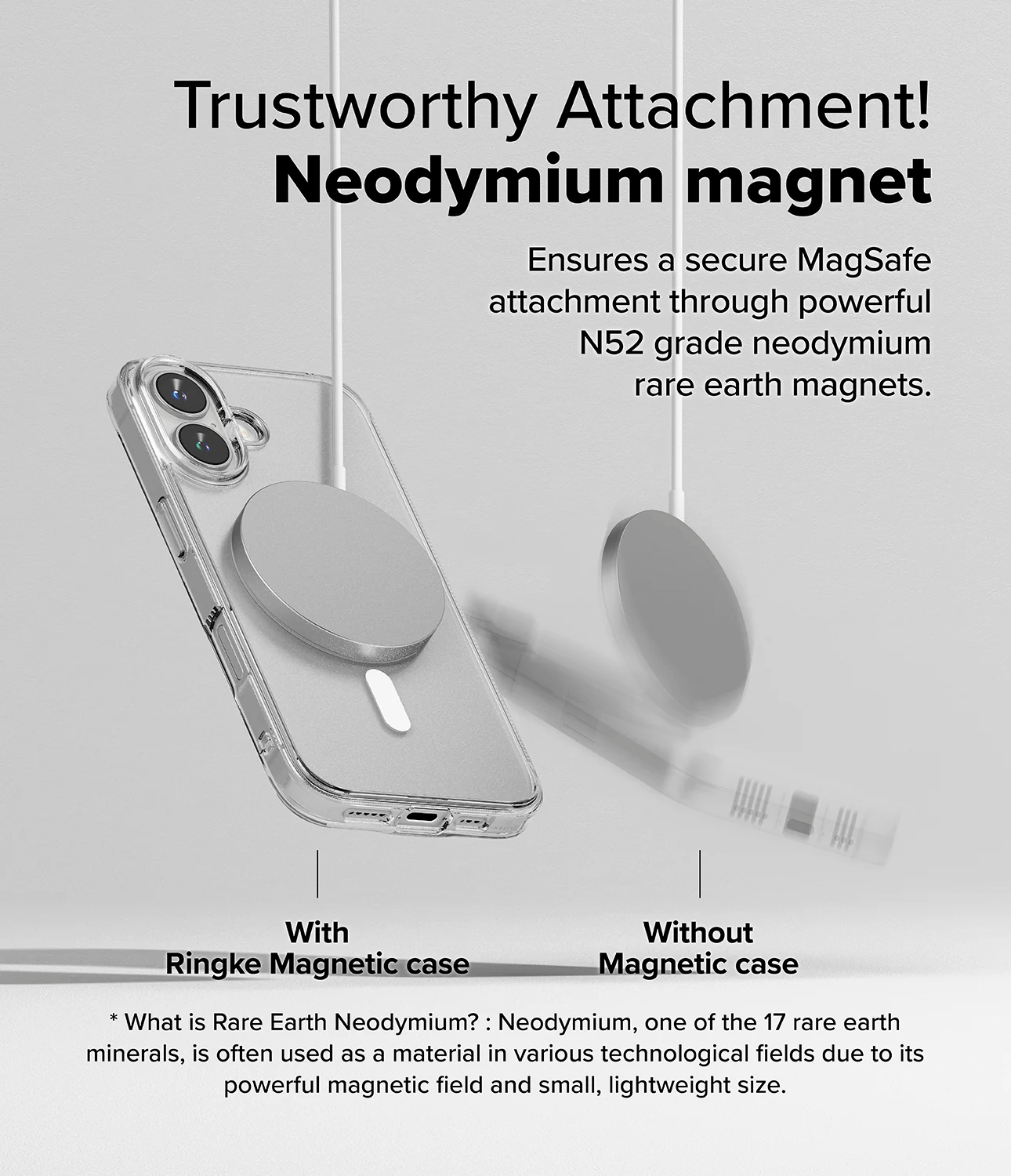 Estuche para iPhone 16 Plus - Ringke Fusion Magnetic