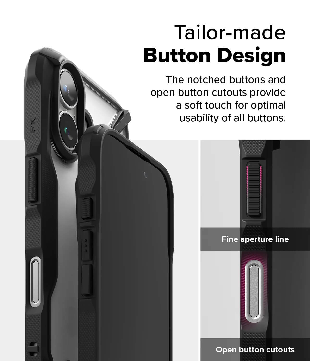 Estuche para iPhone 16 Plus - Ringke Fusion-X