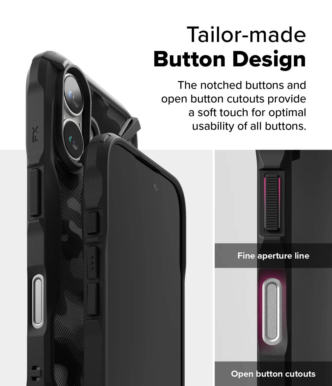 Estuche para iPhone 16 Plus - Ringke Fusion-X