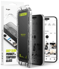 Vidrio Templado para iPhone 16 Plus / 15 Plus - Ringke Easy Slide Privacy Glass (Pack de 2)