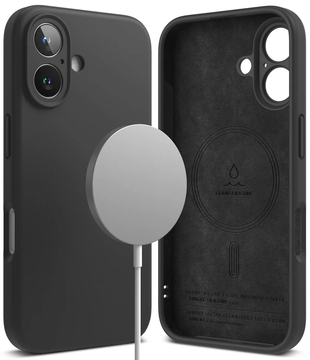 Estuche para iPhone 16 Plus - Ringke Silicone Magnetic