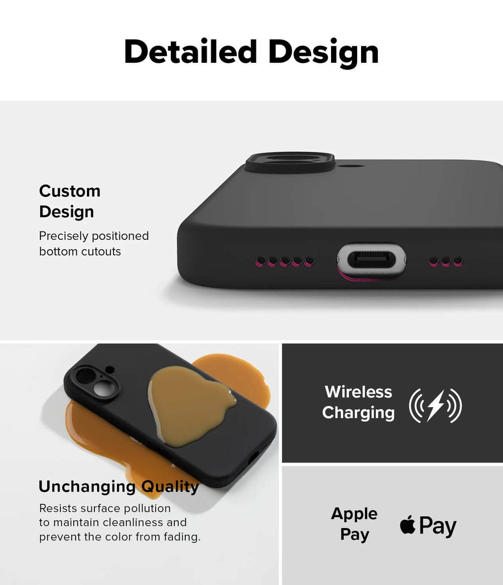 Estuche para iPhone 16 Plus - Ringke Silicone Magnetic