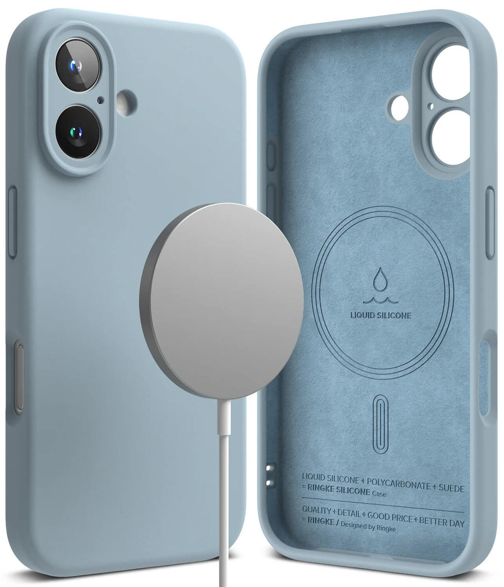 Estuche para iPhone 16 Plus - Ringke Silicone Magnetic