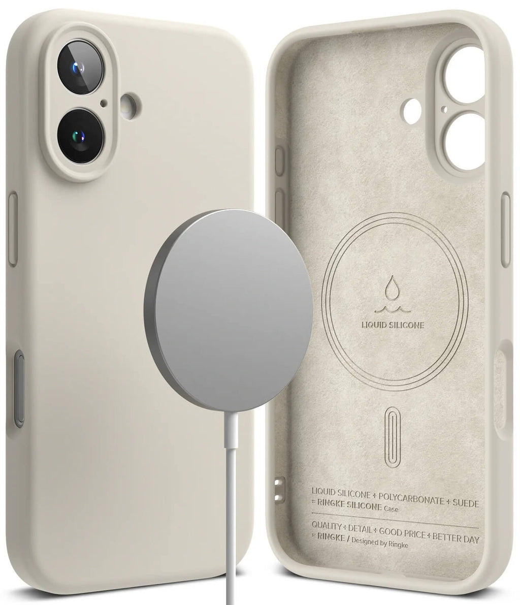 Estuche para iPhone 16 Plus - Ringke Silicone Magnetic
