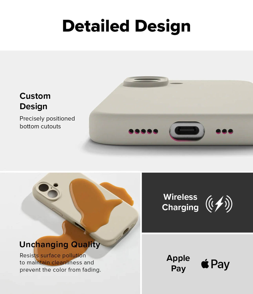 Estuche para iPhone 16 Plus - Ringke Silicone Magnetic
