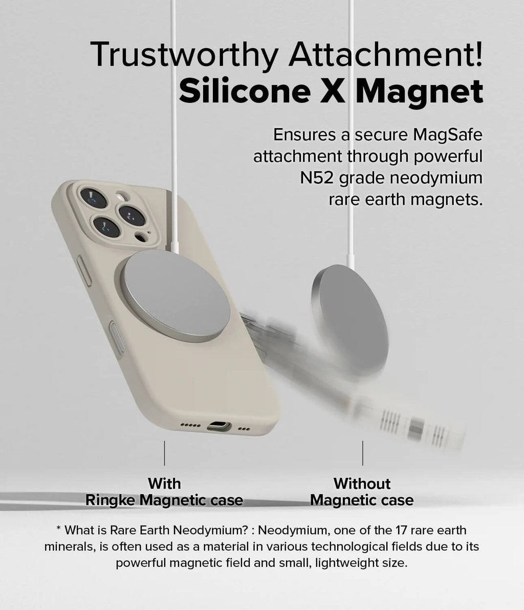 Estuche para iPhone 16 Plus - Ringke Silicone Magnetic
