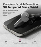 Vidrio Templado para iPhone 16 Pro - Ringke Easy Slide Privacy Glass (Pack de 2)