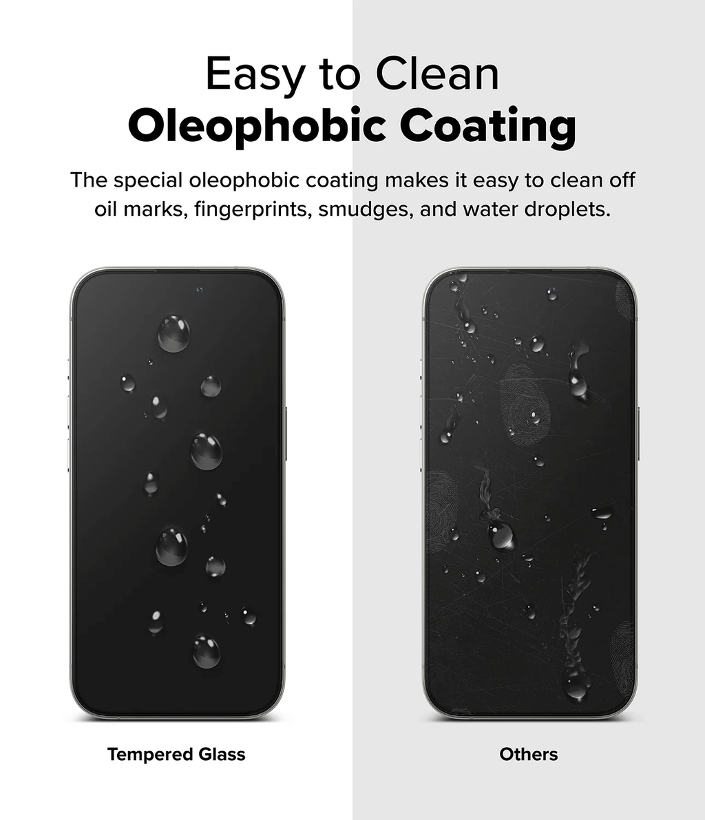 Vidrio Templado para iPhone 16 Pro - Ringke Easy Slide Tempered Glass (Pack de 2)