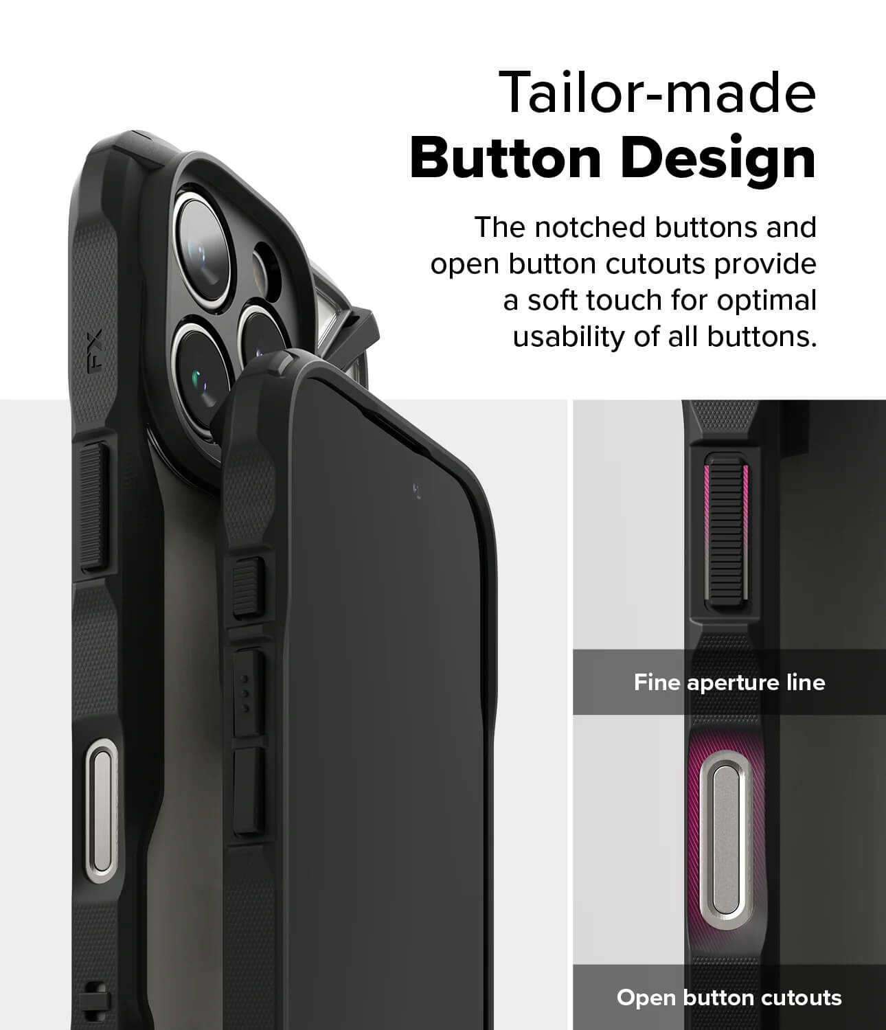Estuche para iPhone 16 Pro - Ringke Fusion-X