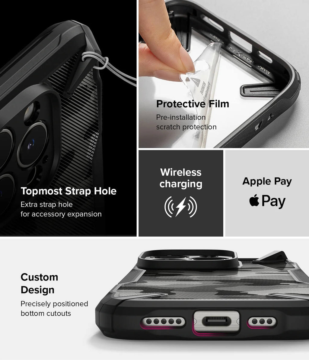 Estuche para iPhone 16 Pro - Ringke Fusion-X
