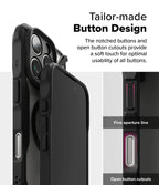 Estuche para iPhone 16 Pro - Ringke Fusion-X Magnetic - Black
