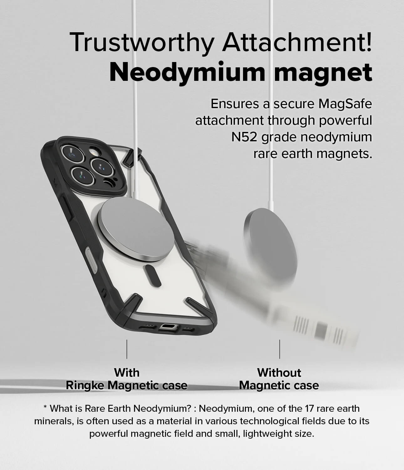 Estuche para iPhone 16 Pro - Ringke Fusion-X Magnetic - Black