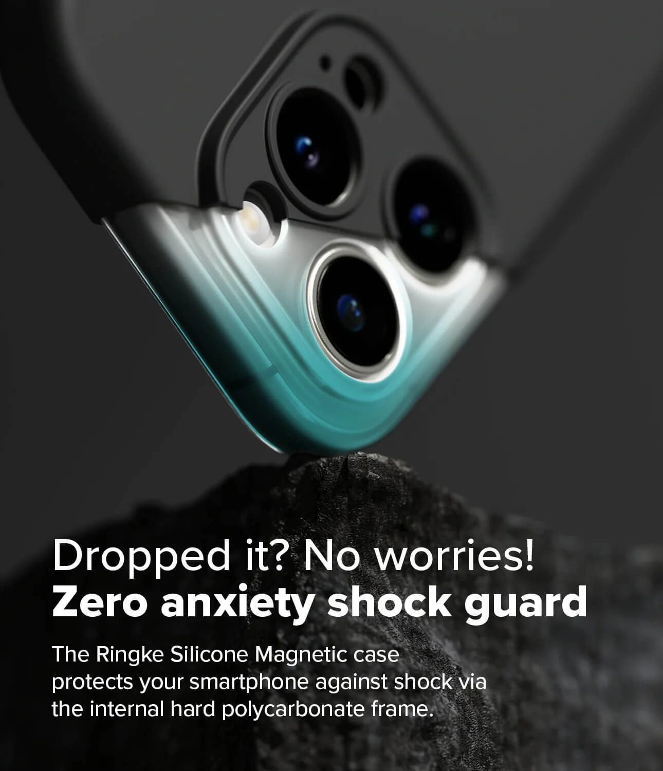 Estuche para iPhone 16 Pro - Ringke Silicone Magnetic