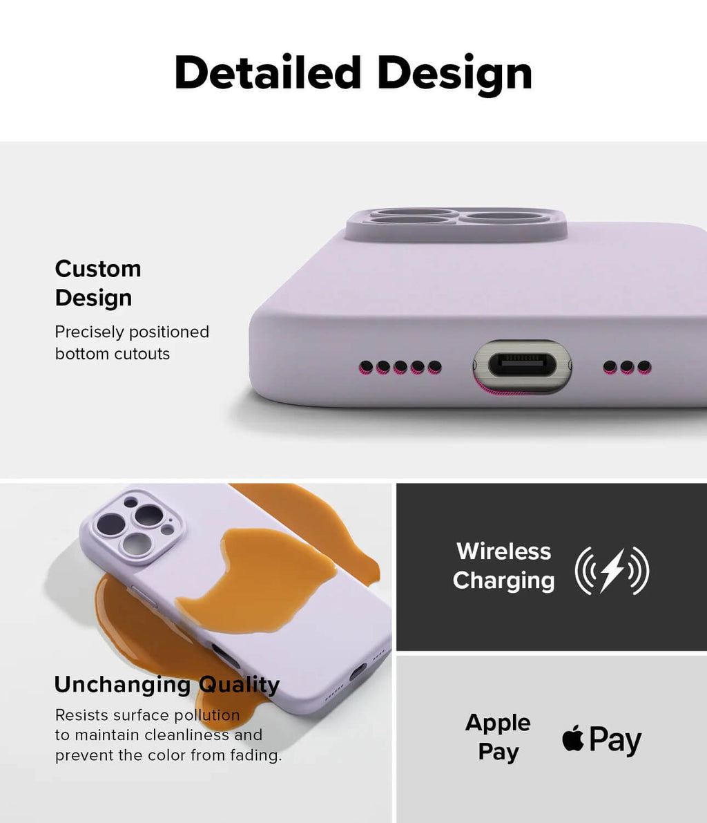 Estuche para iPhone 16 Pro - Ringke Silicone Magnetic