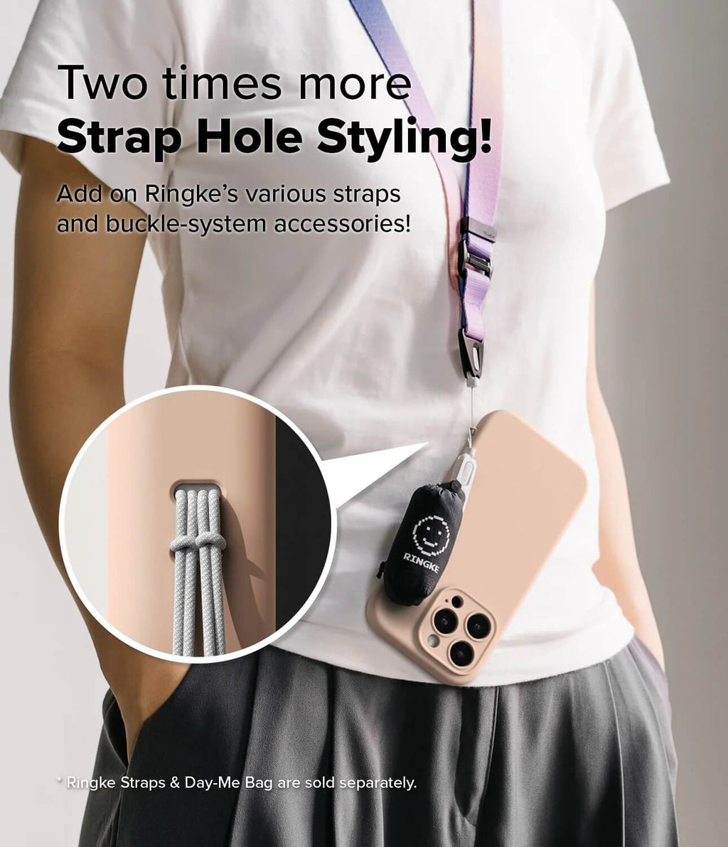 Estuche para iPhone 16 Pro - Ringke Silicone Magnetic