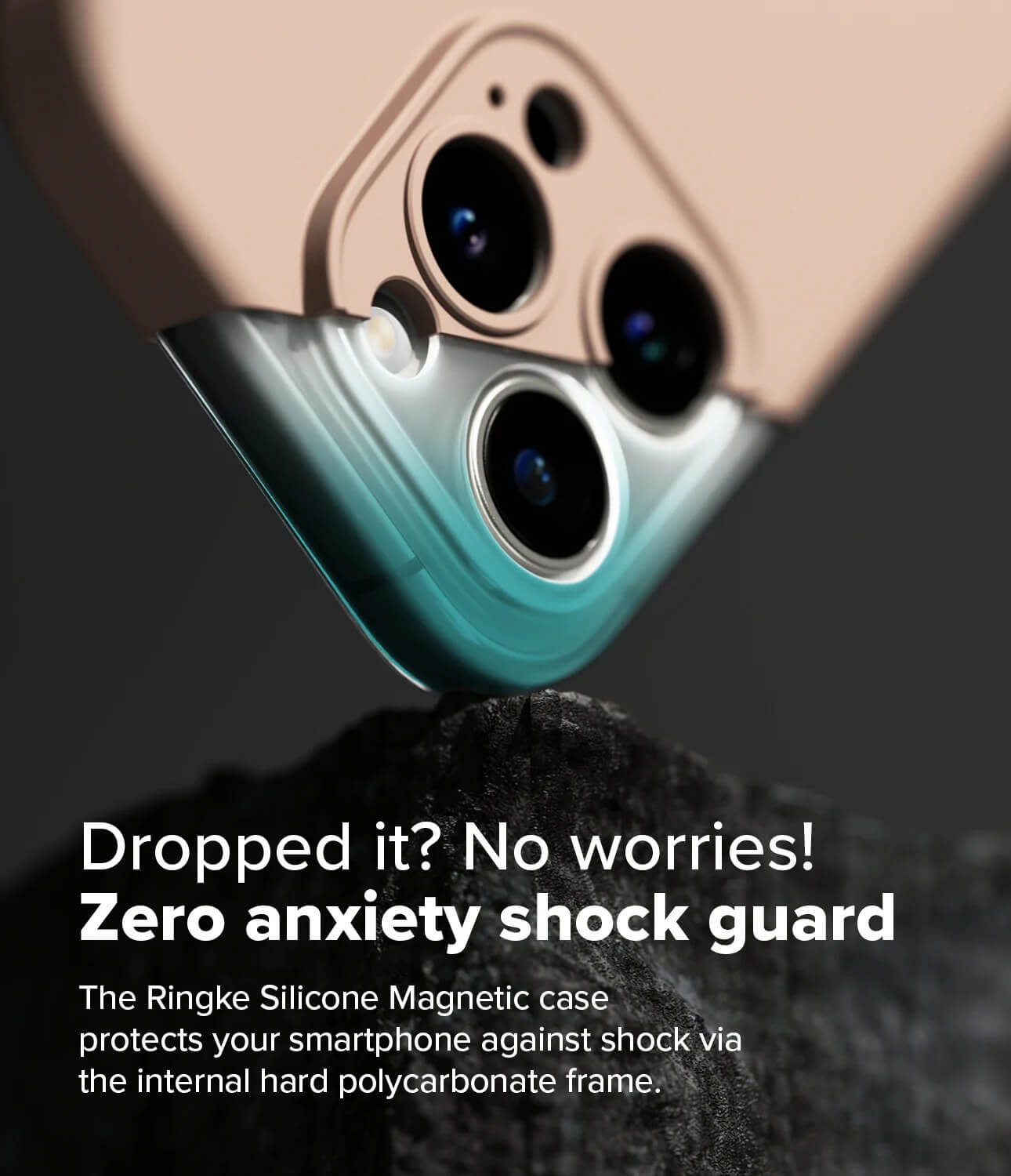 Estuche para iPhone 16 Pro - Ringke Silicone Magnetic