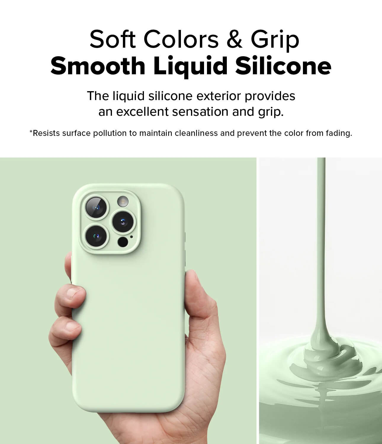Estuche para iPhone 16 Pro - Ringke Silicone Magnetic