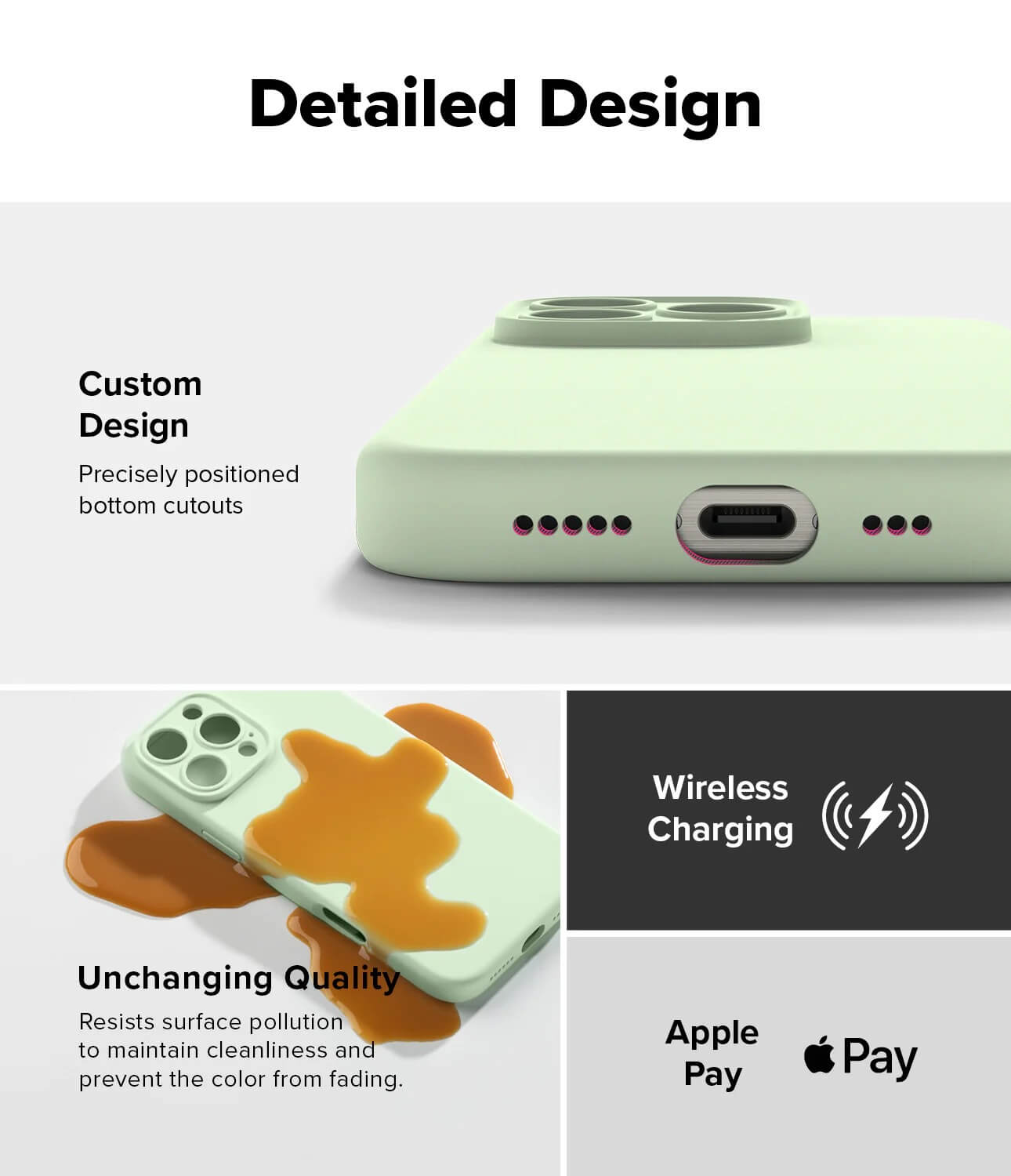 Estuche para iPhone 16 Pro - Ringke Silicone Magnetic