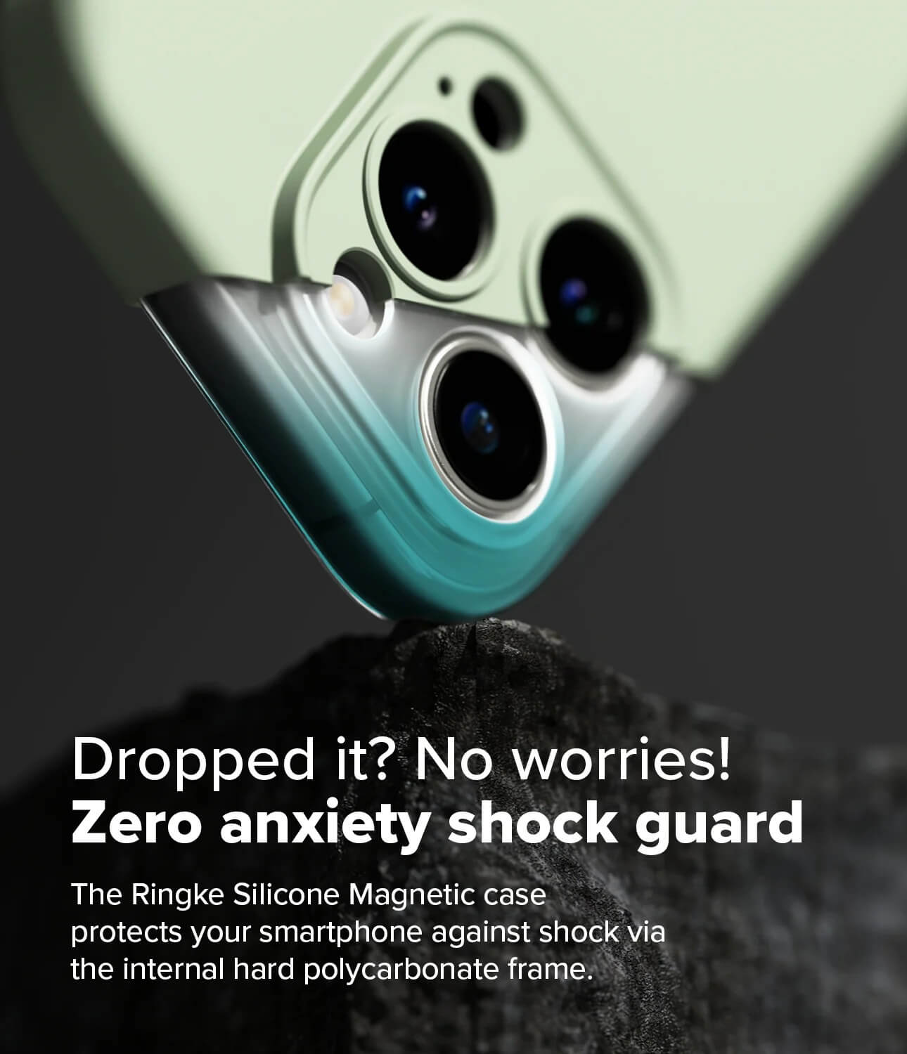 Estuche para iPhone 16 Pro - Ringke Silicone Magnetic
