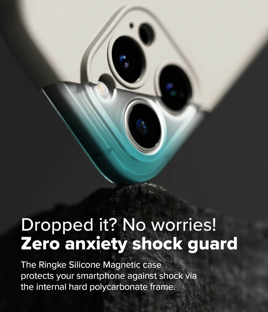 Estuche para iPhone 16 Pro - Ringke Silicone Magnetic