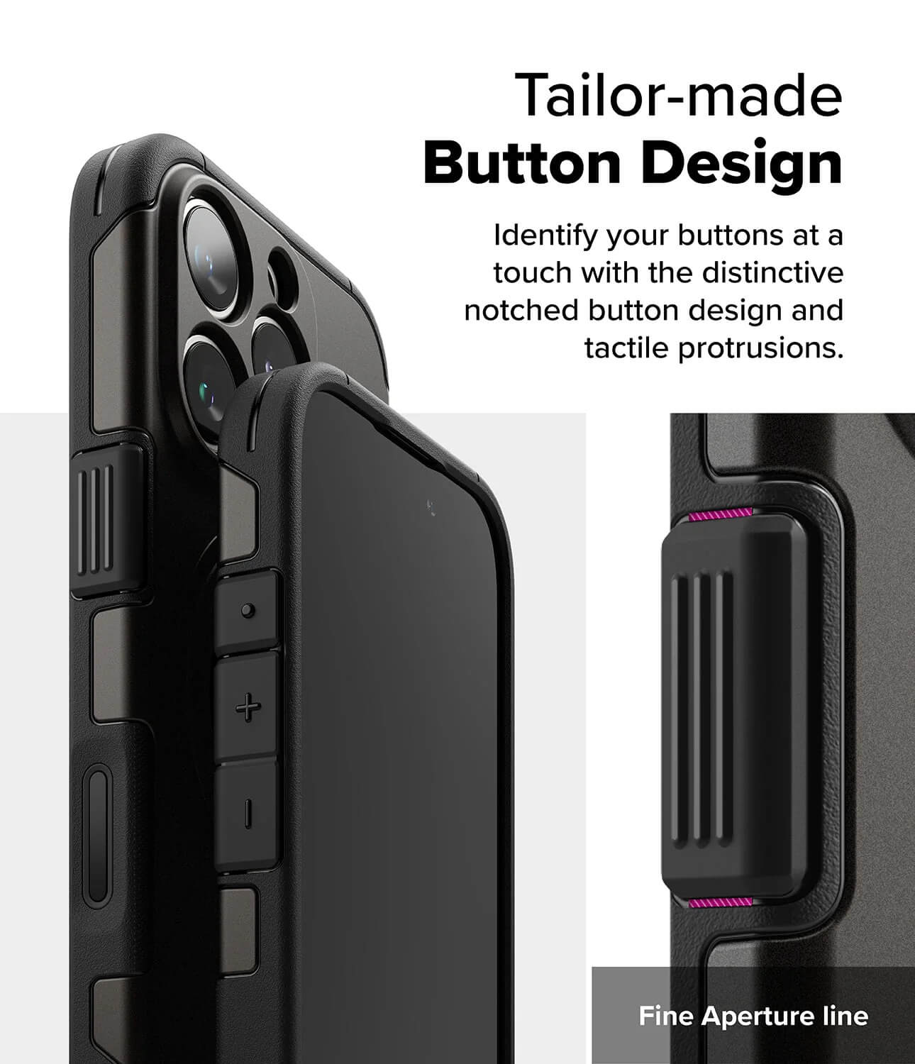 Estuche para iPhone 16 Pro Max - Ringke Alles Black