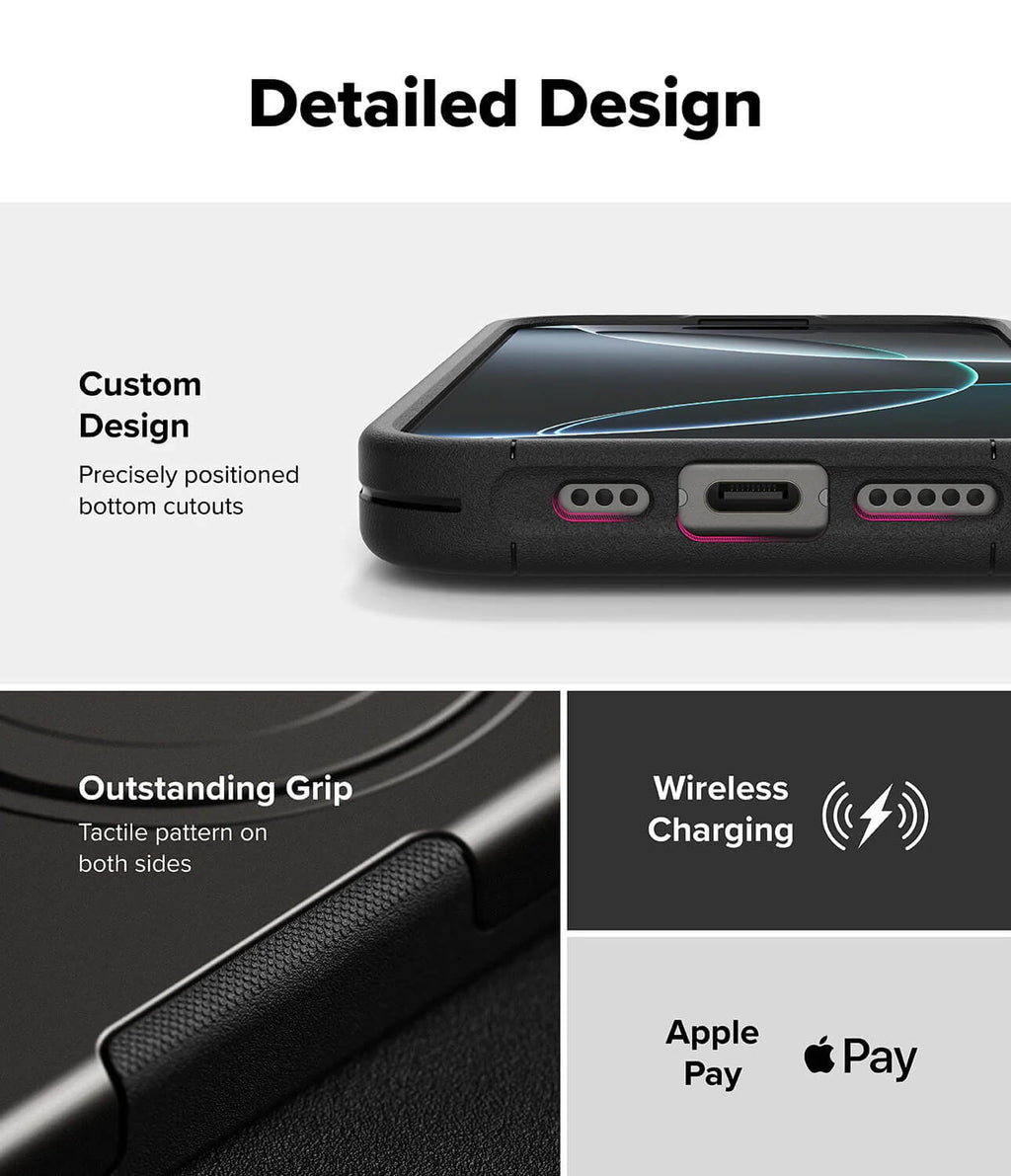 Estuche para iPhone 16 Pro Max - Ringke Alles Black