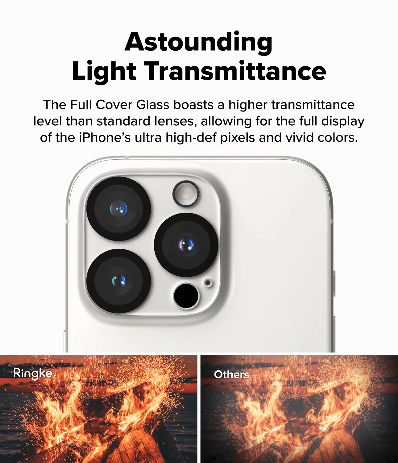Protector de Cámara para iPhone 16 Pro / 16 Pro Max - Ringke Camera Glass (Pack de 2)