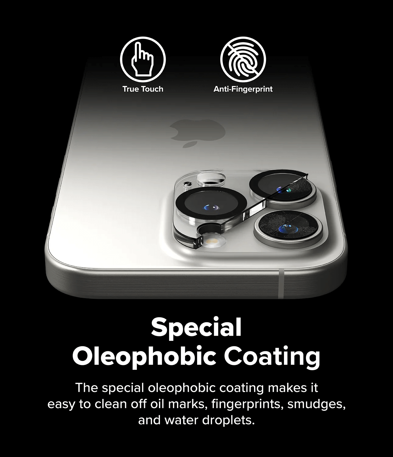 Protector de Cámara para iPhone 16 Pro / 16 Pro Max - Ringke Camera Glass (Pack de 2)
