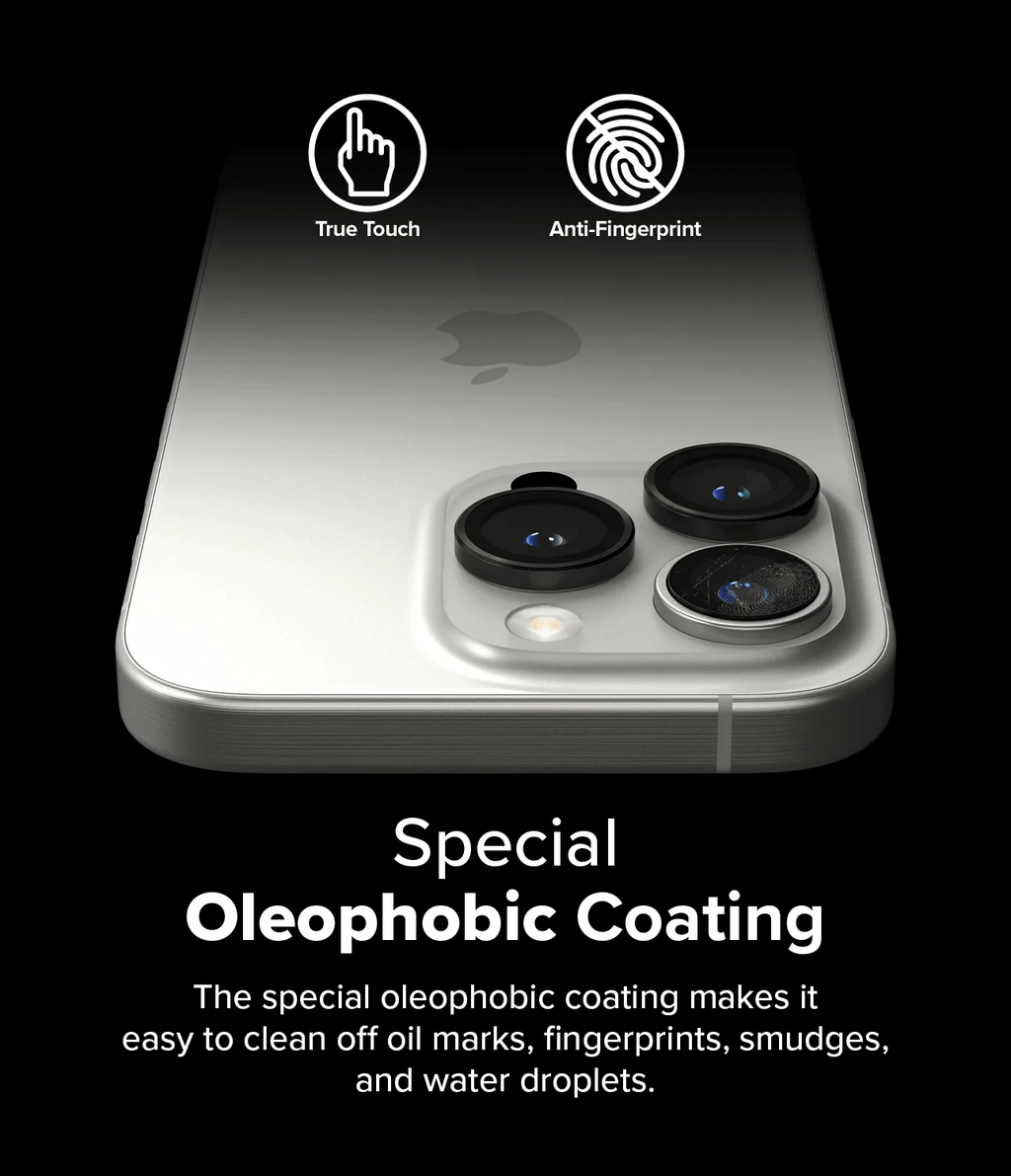 Protector de Cámara para iPhone 16 Pro / 16 Pro Max - Ringke Camera Lens Frame Glass (Pack de 2)