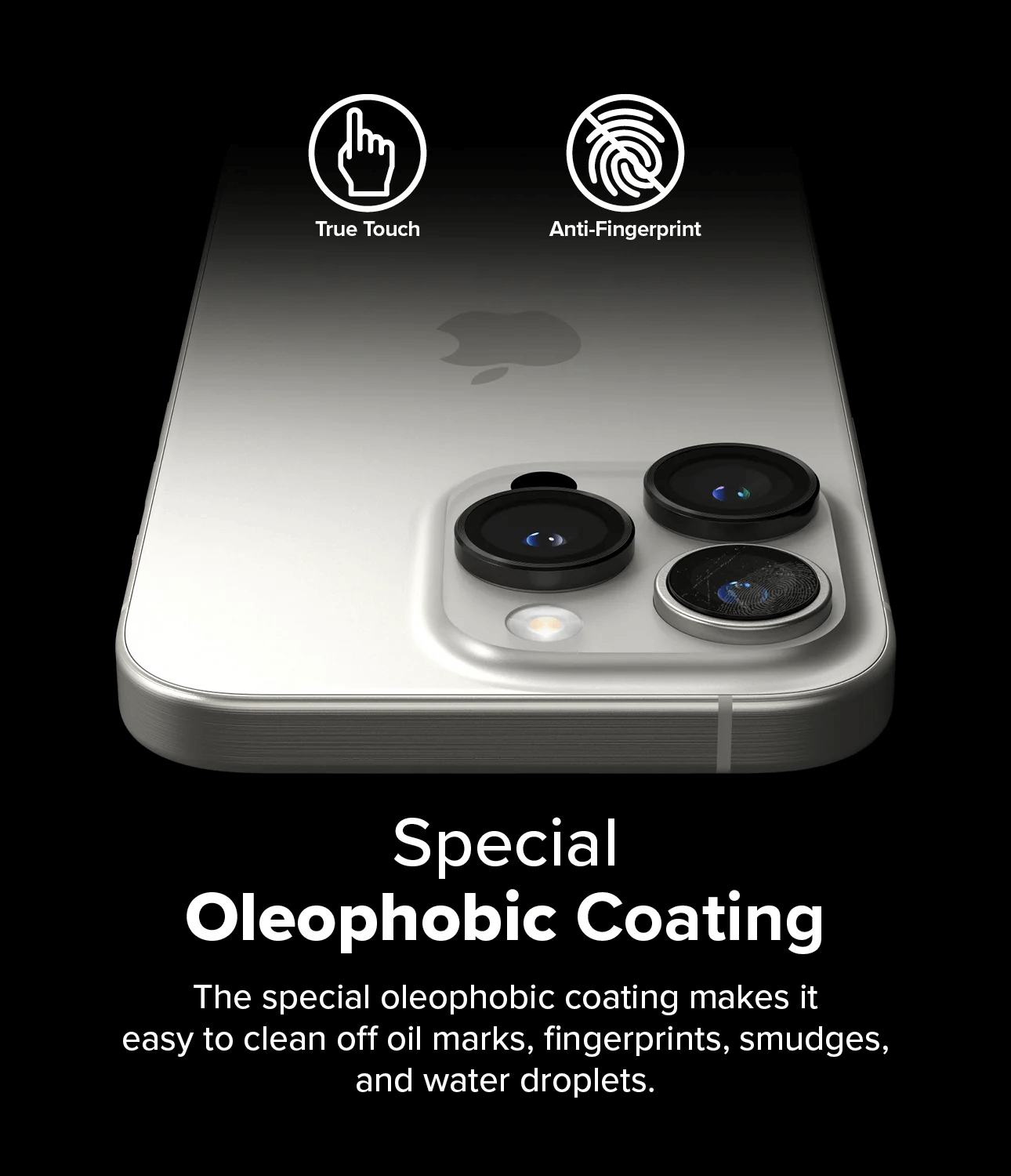 Protector de Cámara para iPhone 16 Pro / 16 Pro Max - Ringke Camera Lens Frame Glass (Pack de 2)