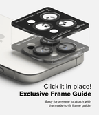 Protector de Cámara para iPhone 16 Pro / 16 Pro Max - Ringke Camera Lens Frame Glass (Pack de 2)