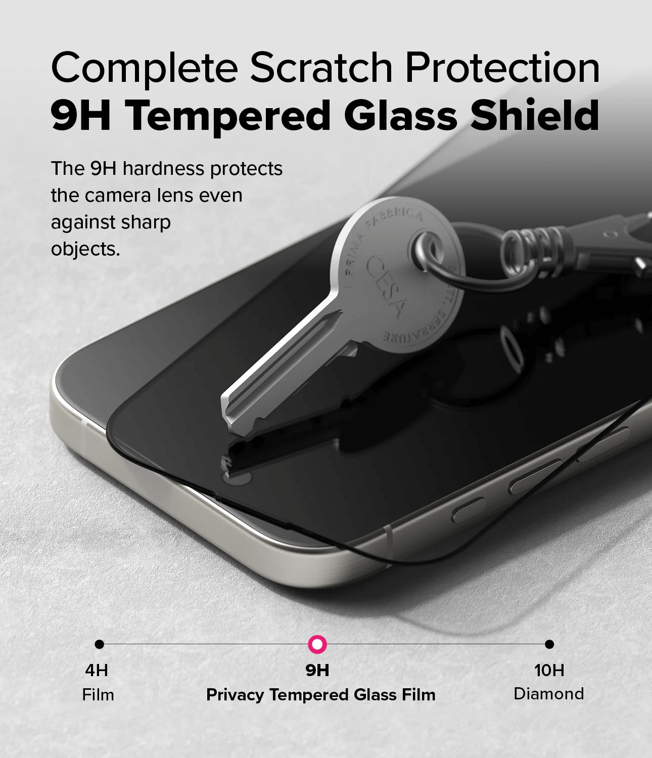 Vidrio Templado para iPhone 16 Pro Max - Ringke Easy Slide Privacy Glass (Pack de 2)