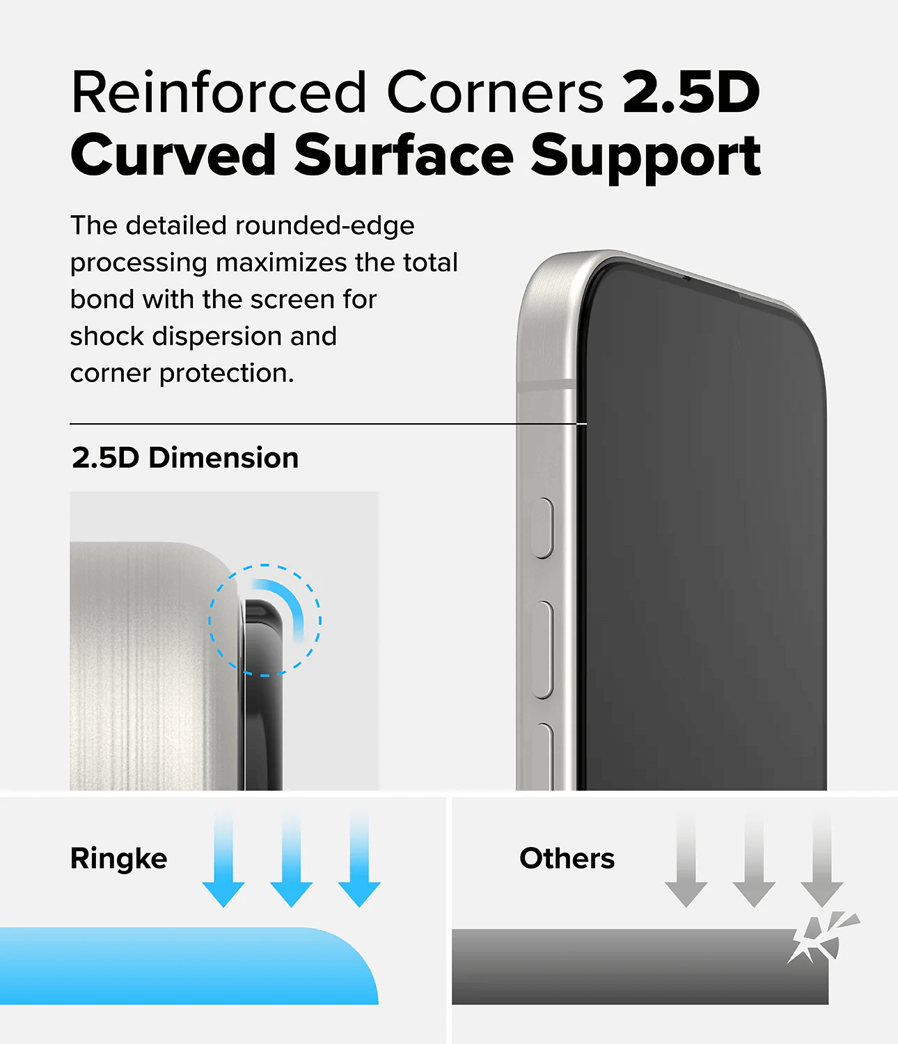 Vidrio Templado para iPhone 16 Pro Max - Ringke Easy Slide Tempered Glass (Pack de 2)