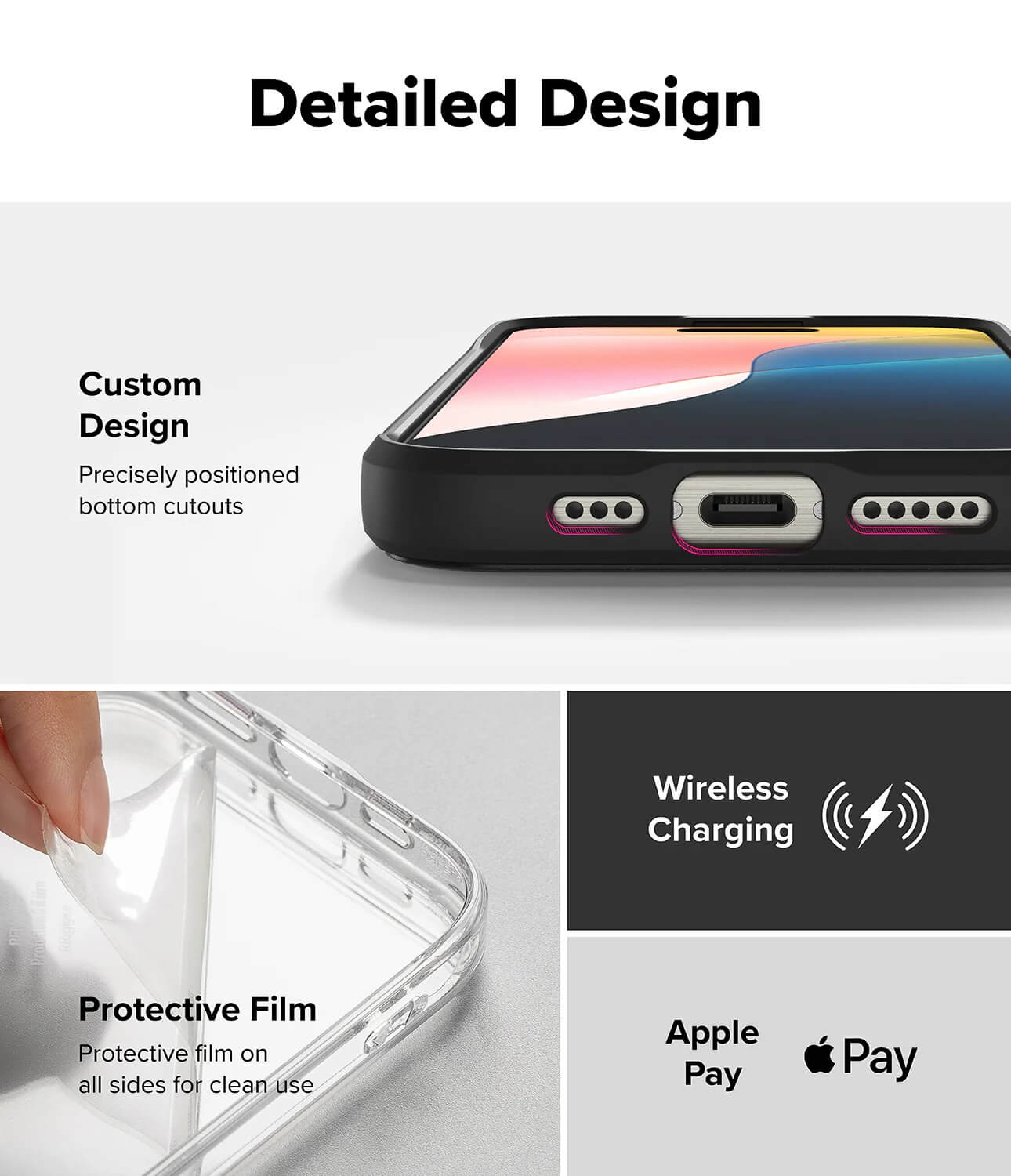 Estuche para iPhone 16 Pro Max - Ringke Fusion Bold Magnetic