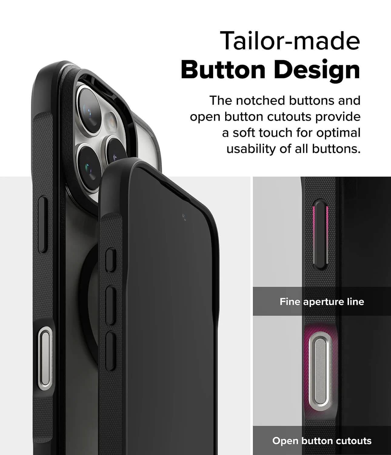 Estuche para iPhone 16 Pro Max - Ringke Fusion Bold Magnetic