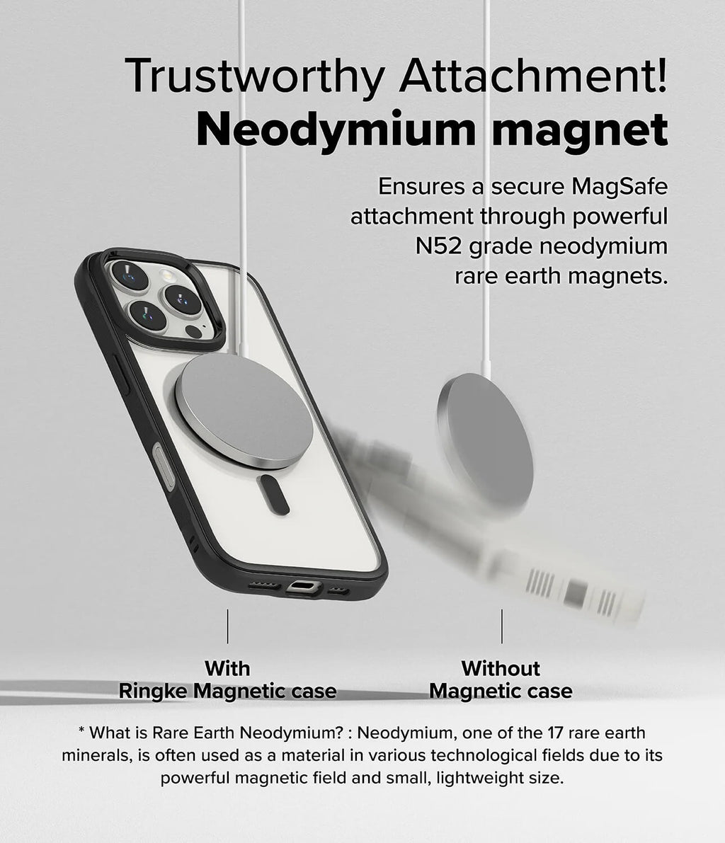 Estuche para iPhone 16 Pro Max - Ringke Fusion Bold Magnetic