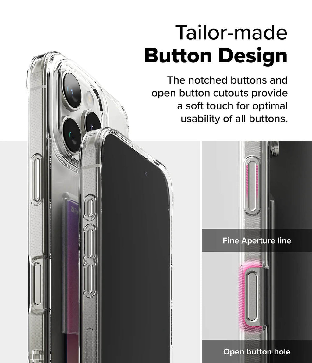 Estuche para iPhone 16 Pro Max - Ringke Fusion Card - Clear