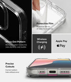 Estuche para iPhone 16 Pro Max - Ringke Fusion Card - Clear