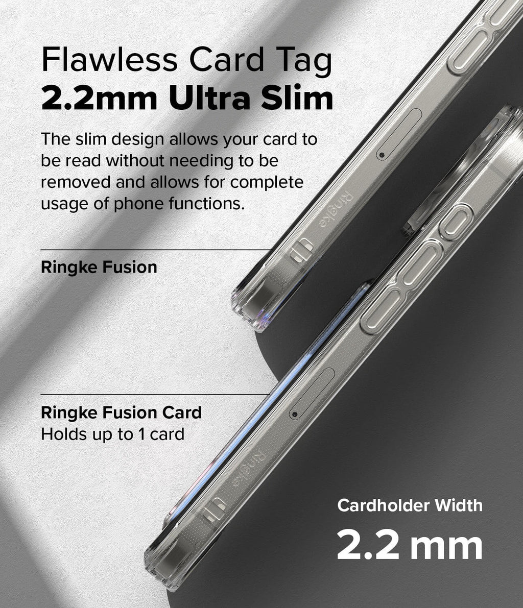 Estuche para iPhone 16 Pro Max - Ringke Fusion Card - Clear