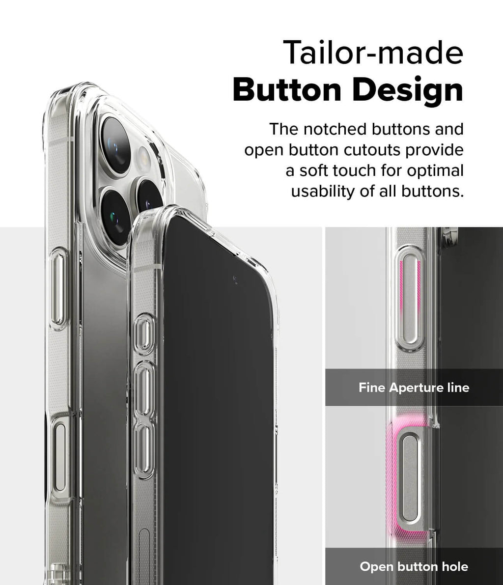 Estuche para iPhone 16 Pro Max - Ringke Fusion Matte - Clear