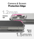 Estuche para iPhone 16 Pro Max - Ringke Fusion Matte - Clear