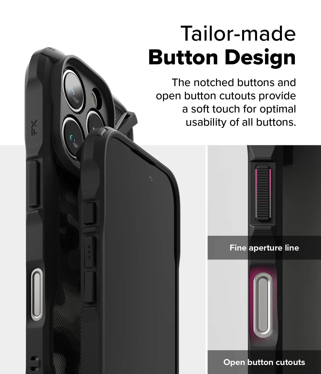 Estuche para iPhone 16 Pro Max - Ringke Fusion-X