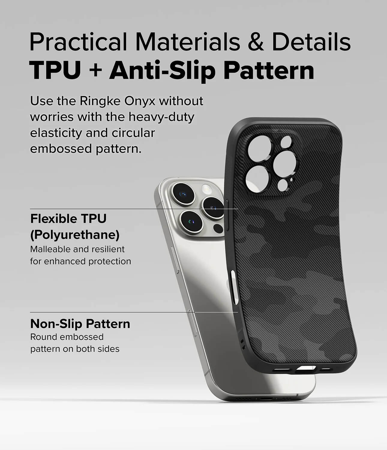 Estuche para iPhone 16 Pro Max - Ringke Onyx Design