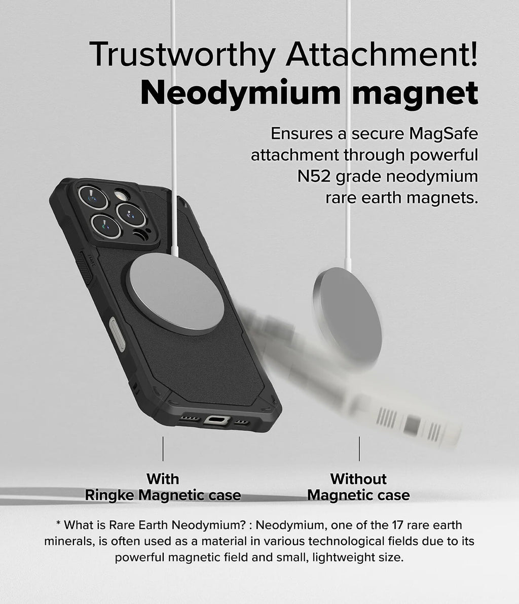Estuche para iPhone 16 Pro Max - Ringke Rugged Gear Magnetic