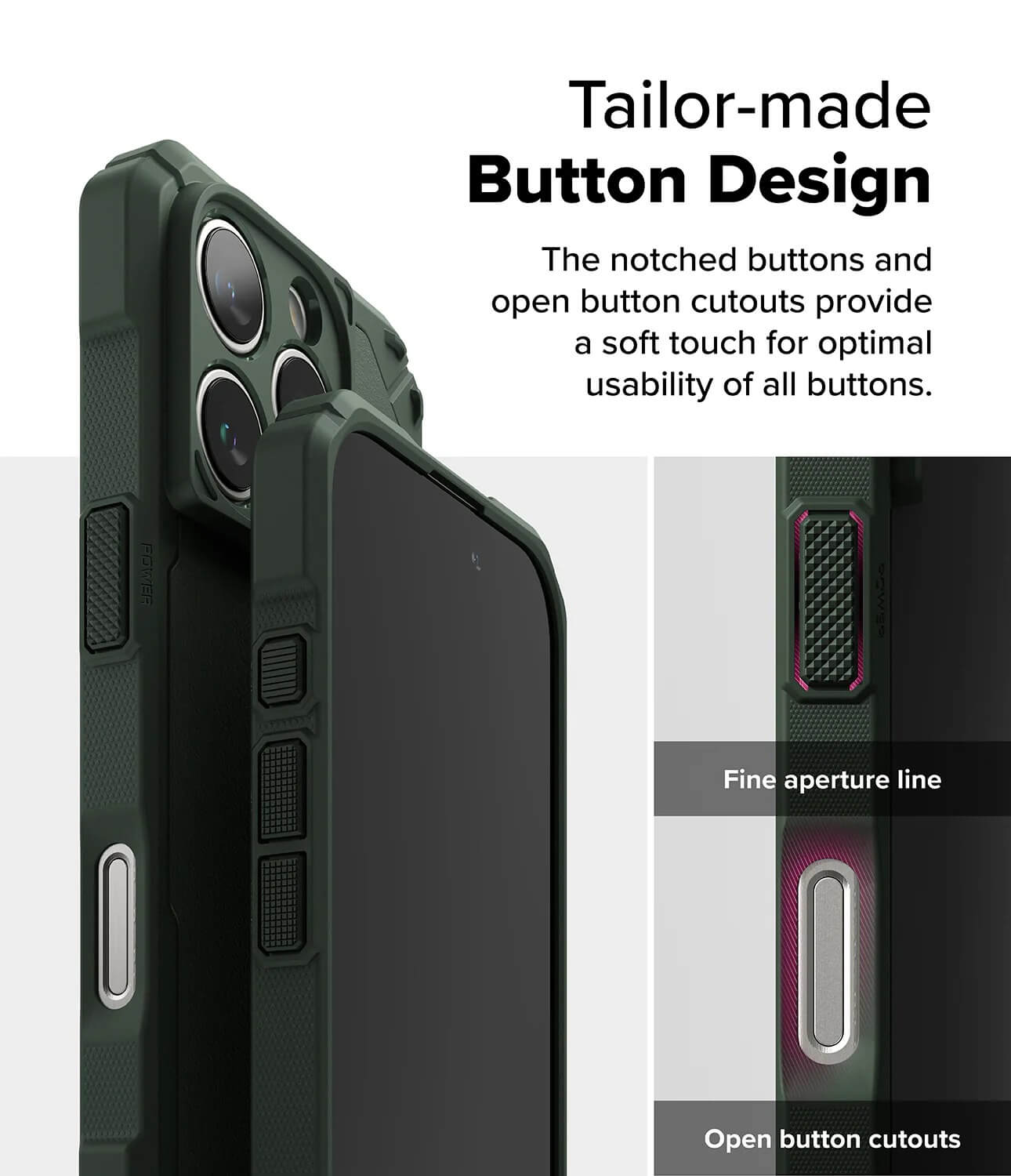 Estuche para iPhone 16 Pro Max - Ringke Rugged Gear Magnetic