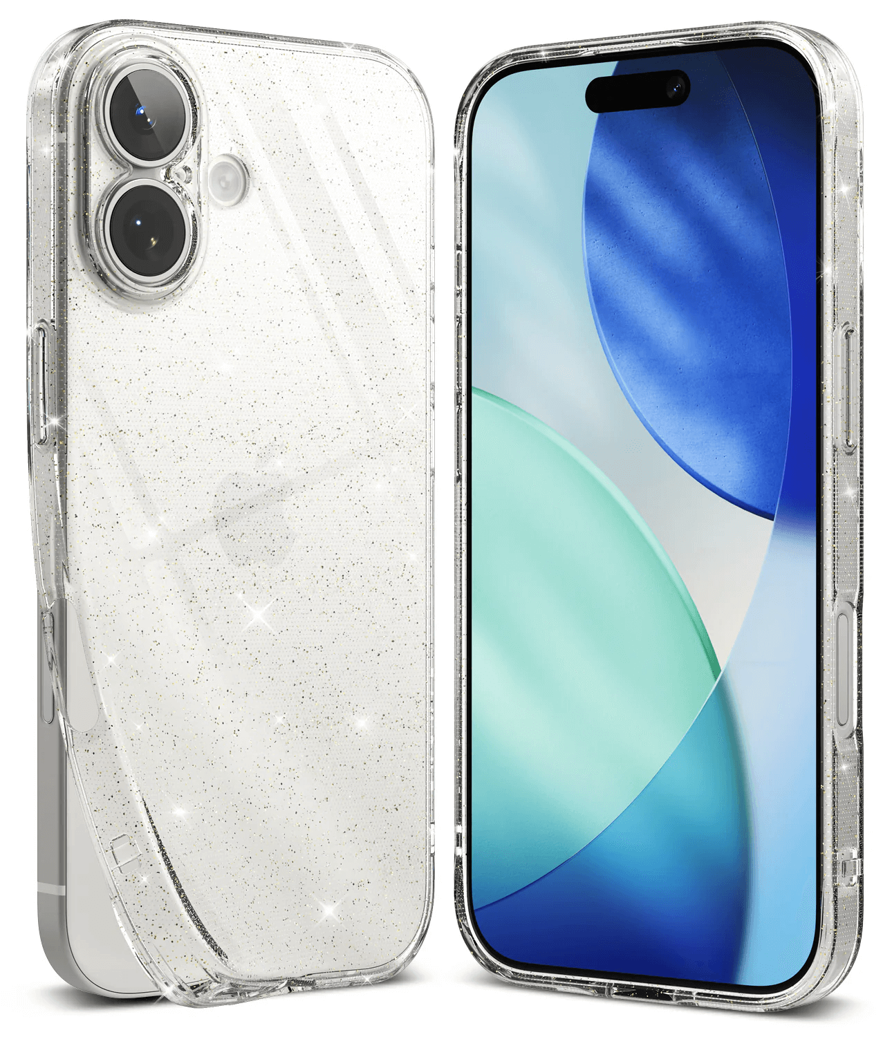 Estuche para iPhone 17 - Ringke Air - Glitter Clear