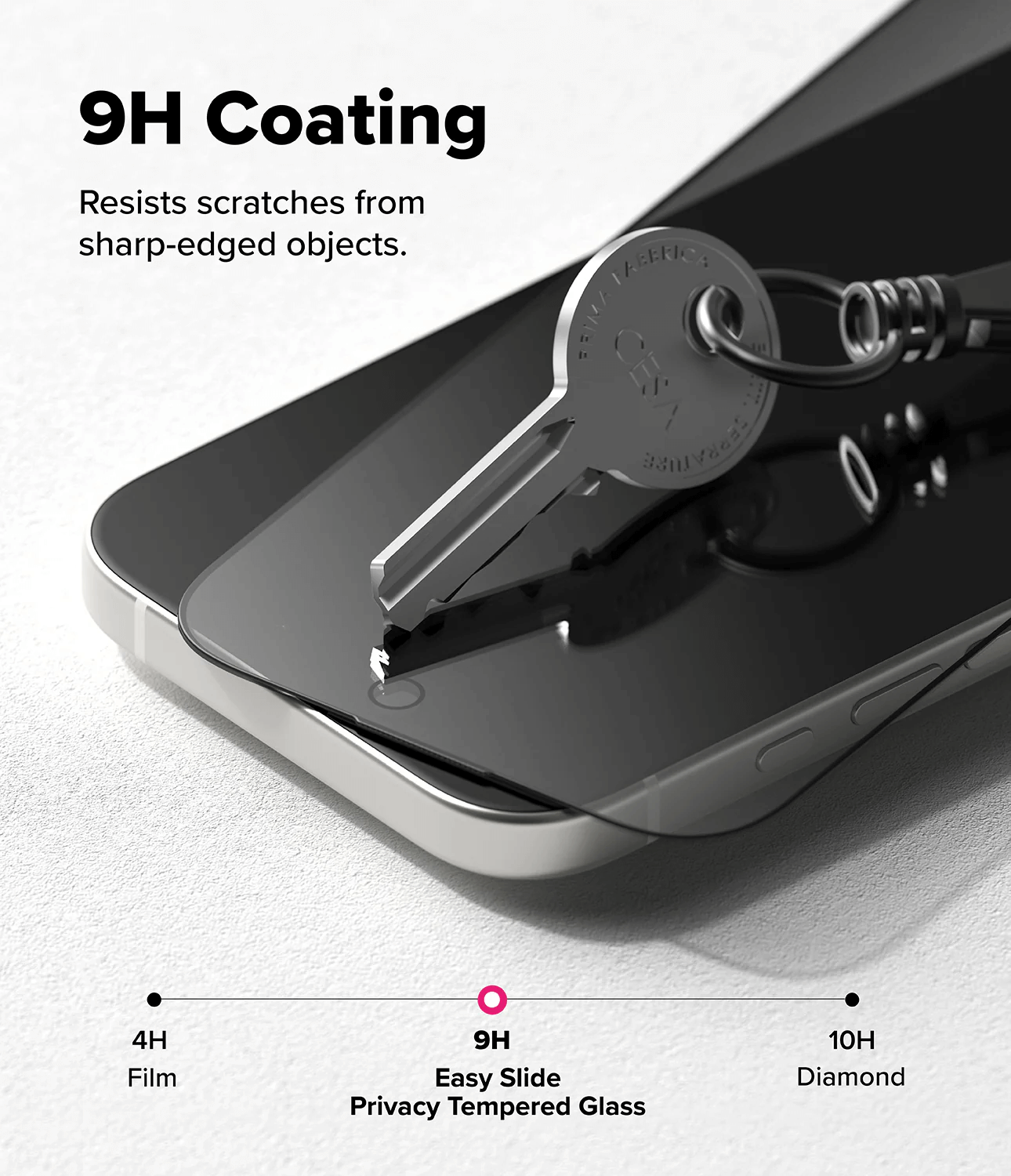 Protector de Pantalla para iPhone 17 - Ringke Easy Slide Privacy Glass (Pack de 2)