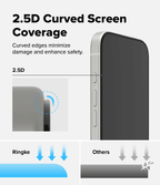 Protector de Pantalla para iPhone 17 - Ringke Easy Slide Tempered Glass (Pack de 2)
