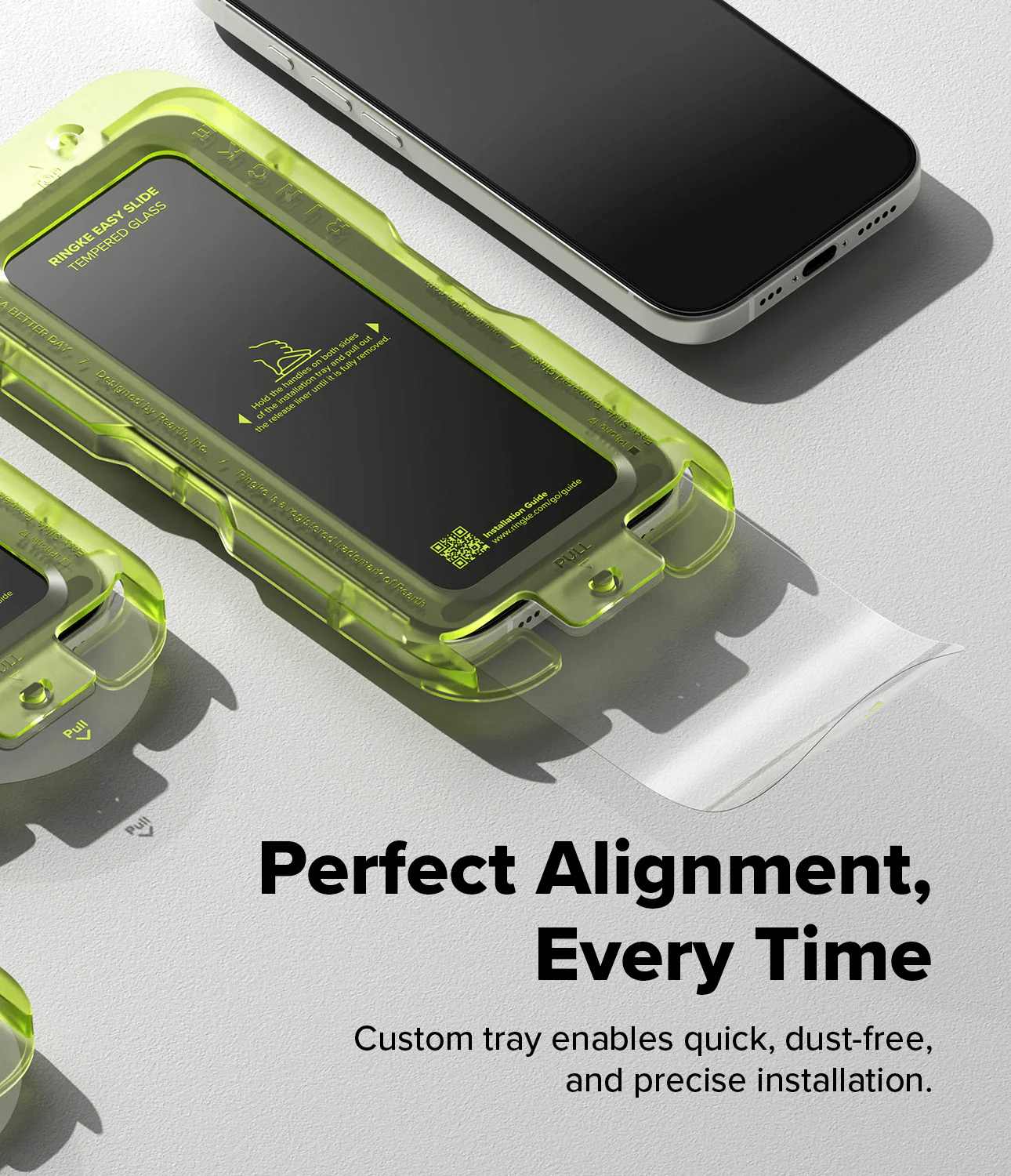Protector de Pantalla para iPhone 17 - Ringke Easy Slide Tempered Glass (Pack de 2)