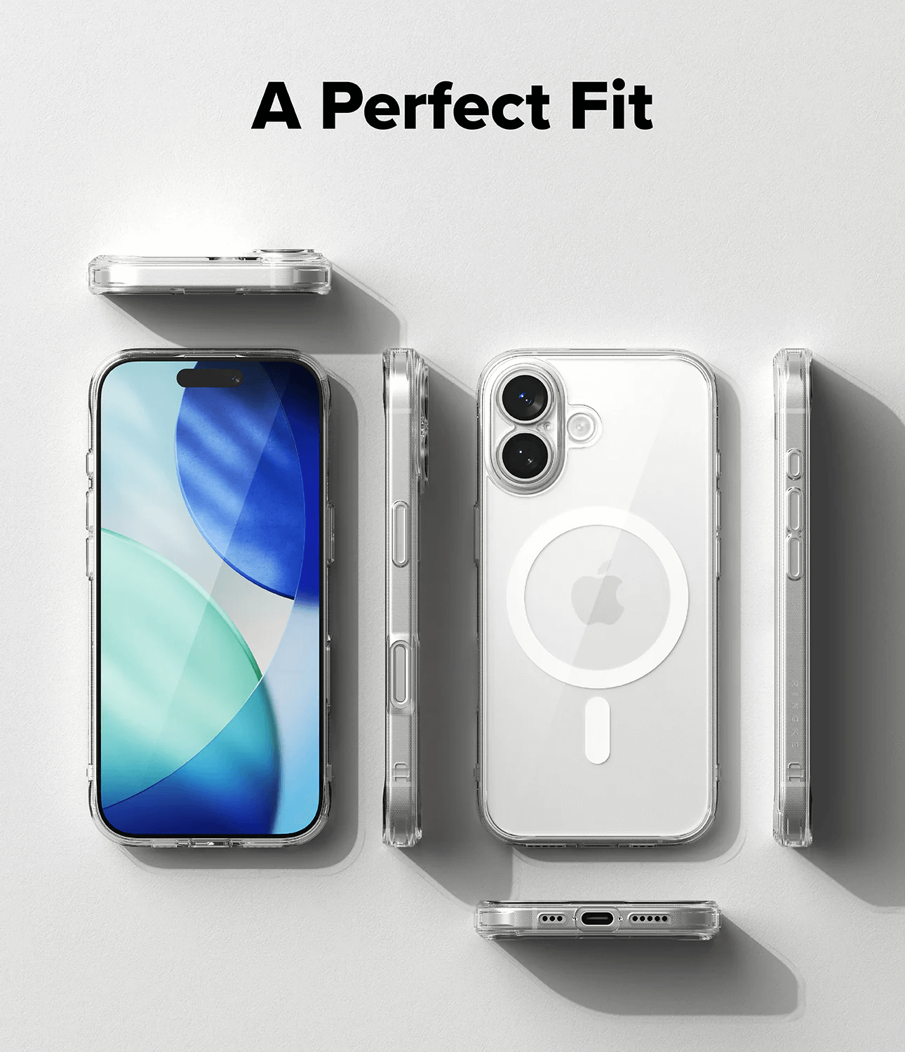 Estuche para iPhone 17 - Ringke Fusion Magnetic - Matte Clear